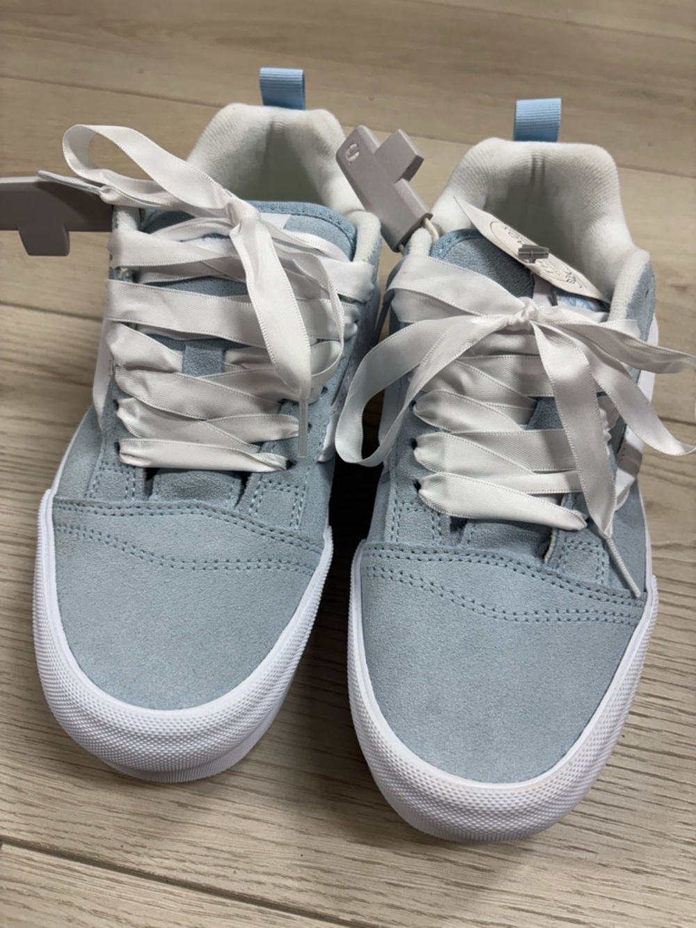 New Vans Knu Stack Vintage Satin Platform Sneakers - Picture 5 of 8
